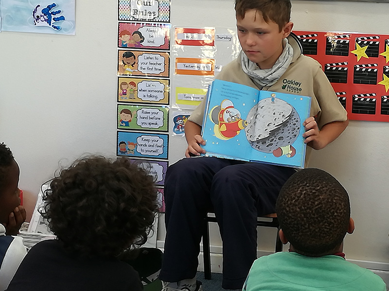 reading to the class